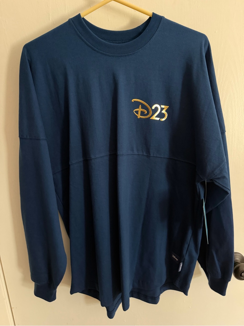 Disney Navy D23 Spirit Jersey with Silver Print - Picture 2 of 3